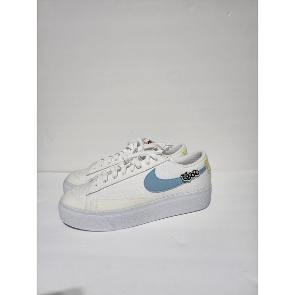 New Size 9 Nike Blazer LOW Platform Next Nature 'Air Sprung ButterFly DJ6376-100 - Picture 3 of 11